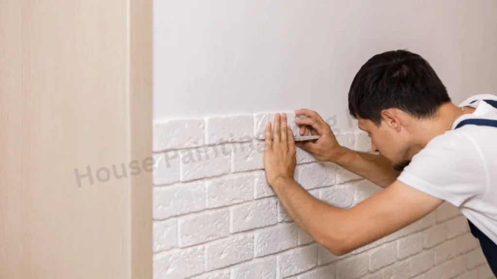 painting exterior brick walls